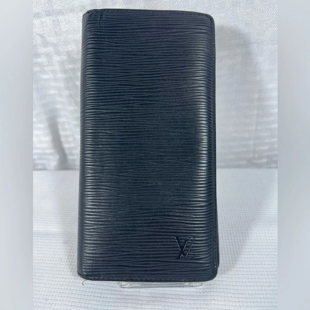 1068: Louis Vuitton unisex Long Wallet in Epi Leather & Monogram Eclipse - Picture 2 of 12